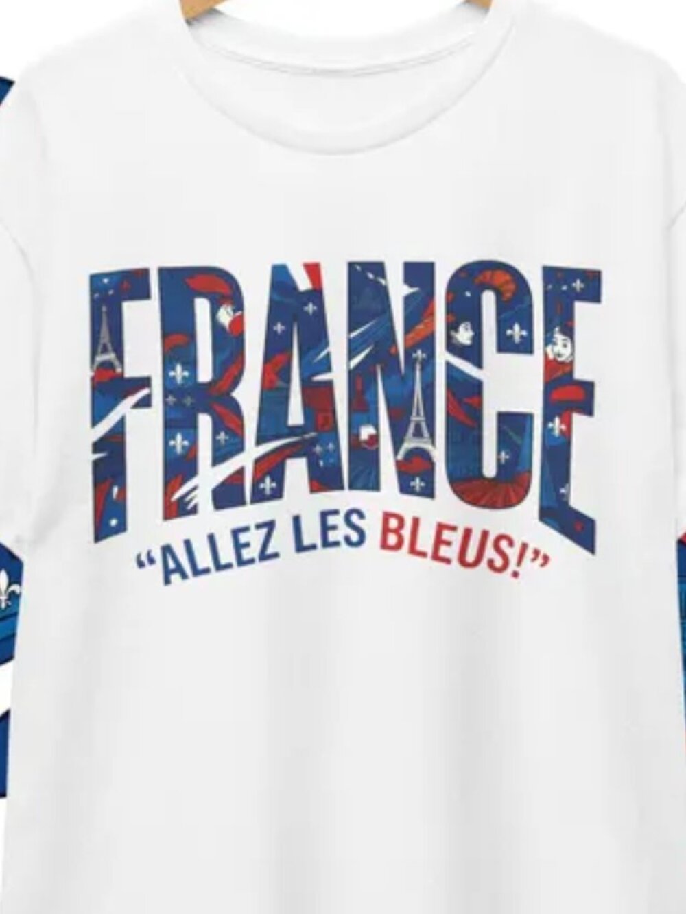 France Pride Shirt France Unisex Fan Shirt France Sports Tee - Picture 2 of 5
